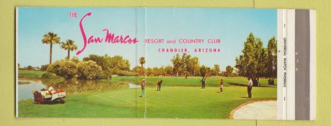 Matchbook Cover - San Marcos Resort Country Club Chandler AZ