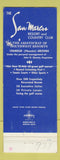 Matchbook Cover - San Marcos Resort Country Club Chandler AZ