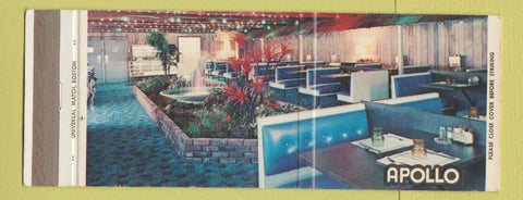 Matchbook Cover - Apollo Pancake House Groton CT