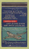 Matchbook Cover - Pan Am Airlines WEAR 36 Strike