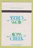 Matchbook Cover - Moss Creek Plantation Hilton Head Island SC 40 Strike