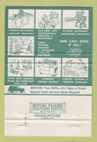 Matchbook Cover - Michigan Advertising Robert Quarters Detroit MI 40 Strike