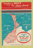Matchbook Cover - Tourism Bruce County ON 40 Strike