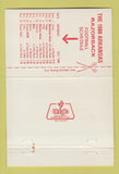 Matchbook Cover - Arkansas Razorbacks Buckeye Fireplace Little Rock AR 40 Strike