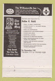 Matchbook Cover - Williamsville Inn Red Mug Restaurant NY 40 Strike