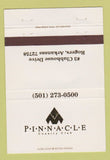 Matchbook Cover - Pinnacle Country Club Rogers AR 40 Strike