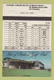 Matchbook Cover - Isle of Purbeck Golf Club  40 Strike