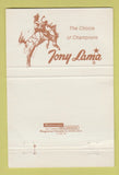 Matchbook Cover - Tony Lama Boots Lake Stevens WA WEAR 40 Strike