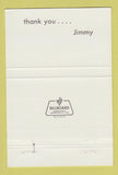 Matchbook Cover - Jimmy's Backyard Port Washington NY 40 Strike