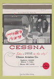 Matchbook Cover - Cessna Airplanes Clinton Aviation Denver Colorado 40 Strike