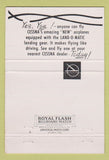 Matchbook Cover - Cessna Airplanes Clinton Aviation Denver Colorado 40 Strike
