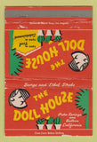 Matchbook Cover - The Doll Hosue Palm Springs Balboa CA 40 Strike
