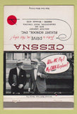 Matchbook Cover - Cessna Airplanes Flight School Charleston WV 40 Strike