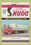 Matchbook Cover - Dorn's Trucking Albany NY 40 Strike