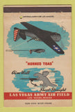 Matchbook Cover - Las Vegas Army Air Field NV Horned Toad 40 Strike