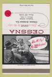 Matchbook Cover - Cessna Airplanes Clinton Aviation Denver Colorado 40 Strike