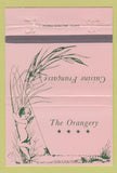 Matchbook Cover - The Orangery French Restaurant Knoxville TN #2 PINK 40 Strike