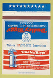 Matchbook Cover - Dudley Riggs' Comedy Minneapolis MN #2 40 Strike