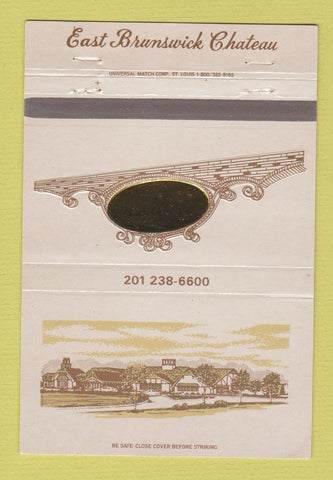 Matchbook Cover - East Brunswick Chateau NJ 40 Strike