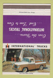 Matchbook Cover - International Harvester Trucks Milwaukee WI 40 Strike