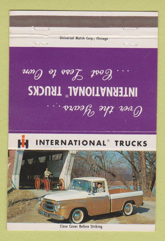 Matchbook Cover - International Harvester Trucks Milwaukee WI 40 Strike