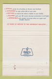Matchbook Cover - Dave's Motor Transportation trucking Boston MA 40 Strike