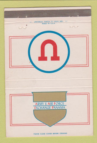 Matchbook Cover - Army and Air Force Exchange Panama 40 Strike