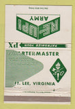 Matchbook Cover - Fort Lee FVA Military PX WEAR 40 Strike