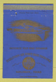 Matchbook Cover - Harlingen Air Force Base Exchange TX WEAR 40 Strike