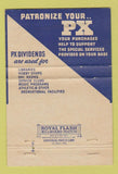 Matchbook Cover - Barksdale Air Force Base LA PX 40 Strike