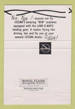 Matchbook Cover - Cessna Airplanes Clinton Aviation Denver Colorado 40 Strike