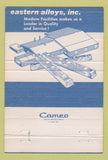 Matchbook Cover - Eastern Alloys Maybrook NY 40 Strike
