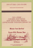 Matchbook Cover - Avon Old Farms Inn CT WRITING #1 40 Strike