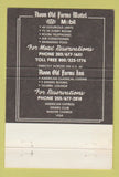 Matchbook Cover - Avon Old Farms Inn CT #2 40 Strike