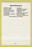 Matchbook Cover - Apex Hose Specialty 40 Strike