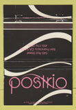 Matchbook Cover - Postrio San Francisco CA WEAR 40 Strike