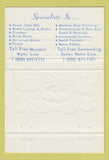 Matchbook Cover - Precision Bilt Parts Kansas City MO 40 Strike