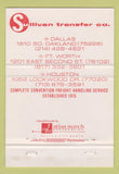 Matchbook Cover - Sullivan Trucking Dallas Fort Worth Houston TX 40 Strike