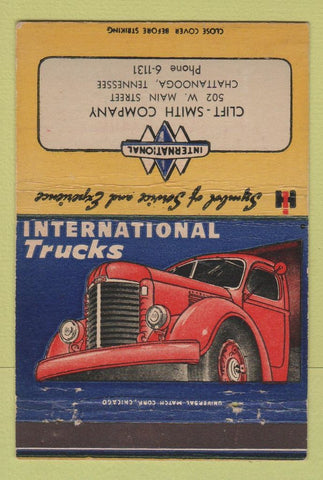 Matchbook Cover - International Harvester Trucks Chattanooga TN 40 Strike