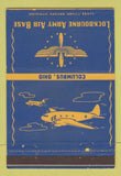 Matchbook Cover - Lockbourne Army Air Base Columbus OH postcard 40 Strike