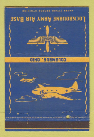 Matchbook Cover - Lockbourne Army Air Base Columbus OH postcard 40 Strike