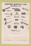 Matchbook Cover - United Supply Tacoma WA 40 Strike