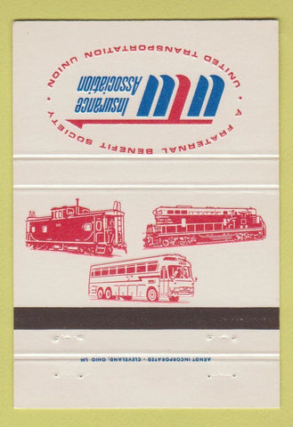 Matchbook Cover - Insurance Association United Transportation 40 Strike