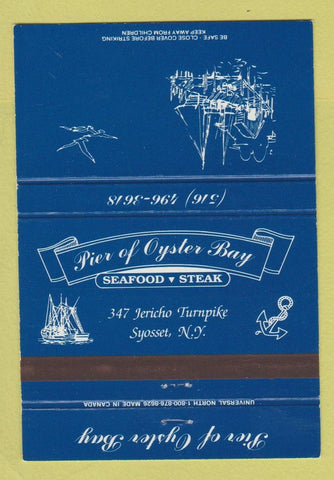 Matchbook Cover - Pier of Oyster Bay Syosset NY 40 Strike