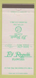 Matchbook Cover - Ed Reynolds Flowers Oklahoma City OK 30 Strike