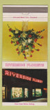 Matchbook Cover - Riverside Florists Flowers Cleveland OH 30 Strike
