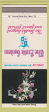 Matchbook Cover - The Exotic Gardens Flowers Boca Raton Hollywood FL 30 Strike