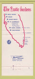 Matchbook Cover - The Exotic Gardens Flowers Boca Raton Hollywood FL 30 Strike