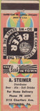 Matchbook Cover - A. Steimer Distributor Pittsburgh PA