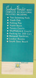 Matchbook Cover - Cape Coral Yacht Racquet Club FL 30 Strike